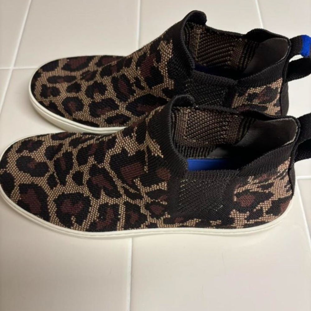 Rothy's Brown Leopard Slip-On Sneakers - Picture 2 of 7